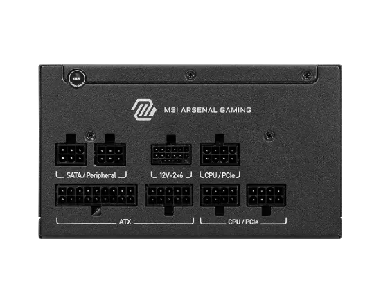 MSI MAG A750GLS PCIE5 750W 80+GOLD POWER SUPPLY resmi