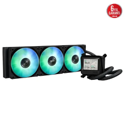 ASUS MAX GAMING LC 360 ARGB LCD SIVI SOGUTMA resmi