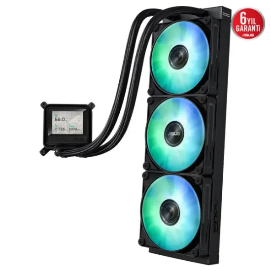 ASUS MAX GAMING LC 360 ARGB LCD SIVI SOGUTMA resmi