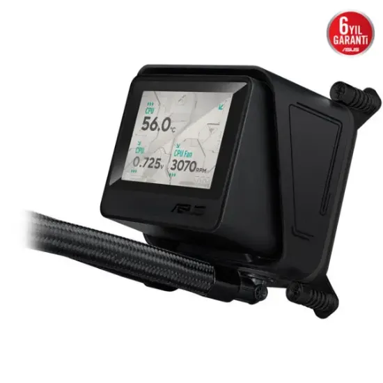 ASUS MAX GAMING LC 360 ARGB LCD SIVI SOGUTMA resmi