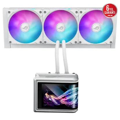 ASUS ROG RYUO IV SLC 360 ARGB WHITE 360MM SOGUTUCU resmi