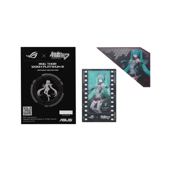 ASUS ROG-THOR-1200P3-MIKU PLATINUM III 1200W PSU resmi
