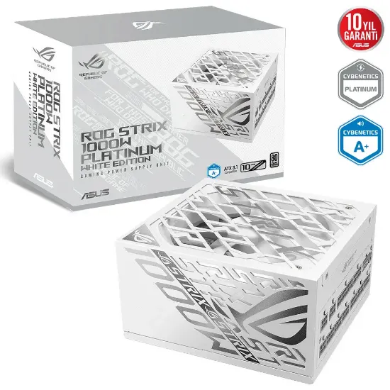 ASUS ROG Strix 1000W 80+ Platinum White Edition resmi