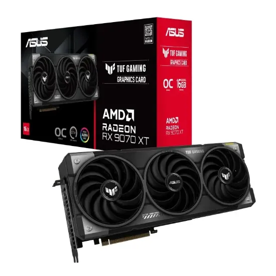 ASUS-TUF-RX9070XT-O16G-GAMING-AMD-RADEON- RX9070 resmi