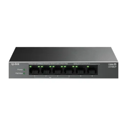 TP-LINK LS106LP 6 PORT 10/100 YÖNETİLEMEZ POE SWITCH resmi