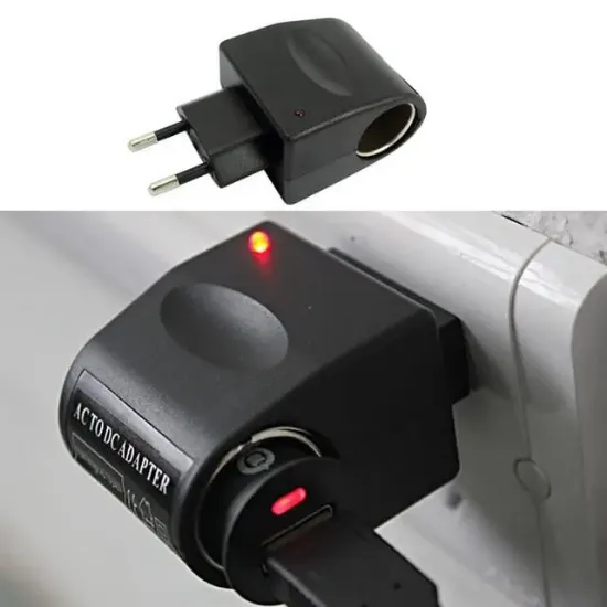 Powermaster PM-15950 220 Volt AC to 12 Volt DC Çakmak Fişi Çevirici Adaptör resmi