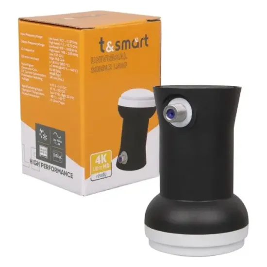 T&Smart 0.3dB Ultra HD 4K Universal Tekli Lnb resmi