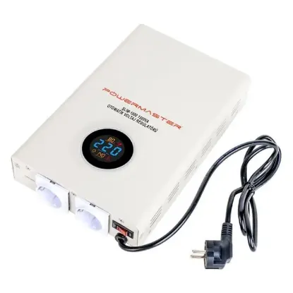 Powermaster SLIM-1500 Otomatik 1500 Watt Voltaj Kombi Regülatörü resmi