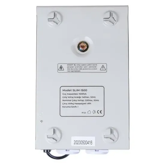 Powermaster SLIM-1500 Otomatik 1500 Watt Voltaj Kombi Regülatörü resmi