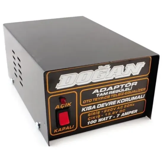 12 Volt 7 Amper Regüleli Adaptör Doğan resmi