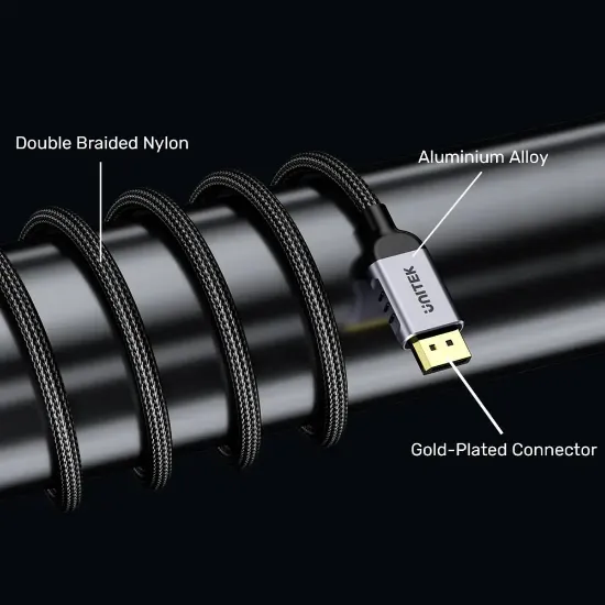 UNITEK DISPLAY PORT 2.1 KABLO 1.5MT (C1626GY01-1.5M) resmi