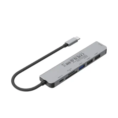 UNITEK USB-C 7in1 UNIVERSAL DOCK STATION (H1118A) resmi