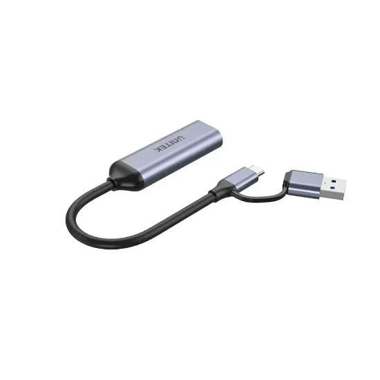 UNITEK 4K VIDEO CAPTURE HDMI TO USB-C/A (V1167A) resmi