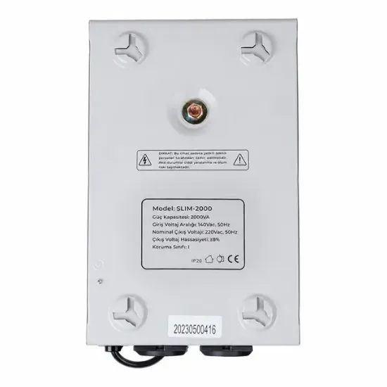 Powermaster SLIM-2000 Otomatik 2000 Watt Kombi Voltaj Regülatörü resmi