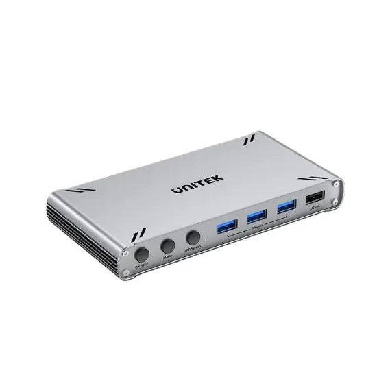 UNITEK USB-C 10GBPS HDMI KVM SWITCH (D1118AGY01-EU) resmi