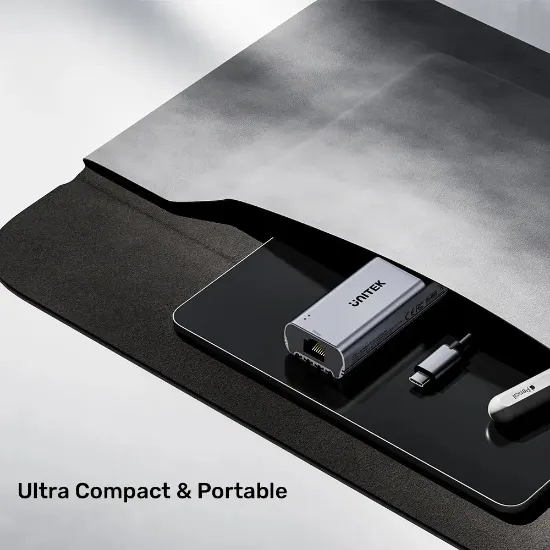 UNITEK USB TYPE-C TO 5GBPS ETHERNET ADAPTÖR (U1343AGY01) resmi