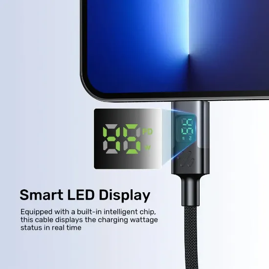 UNITEK USB2.0 1MT 60W LED ŞARJ KABLOSU (C14158ABK01-1M) resmi