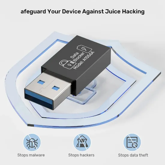 UNITEK DATASHIELD USB-A VERI ENGELLEYICI ADAPTOR (A1056ABK01) resmi