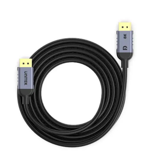 UNITEK 8K DISPLAYPORT 1.4 KABLO 1M (C1628GY01-1M) resmi