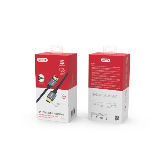 UNITEK 8K ULTRA YUKSEK HIZLI HDMI KABLOSU (C137W) resmi