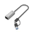 UNITEK HİBRİT USB-C/USB-A 2.5 GİGABİT ETHERNET ADAPTÖRÜ (U1313CGY01) resmi