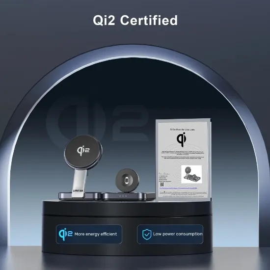 UNITEK QI2 3-IN-1 SARJ ISTASYONU (P1300AGY01) resmi