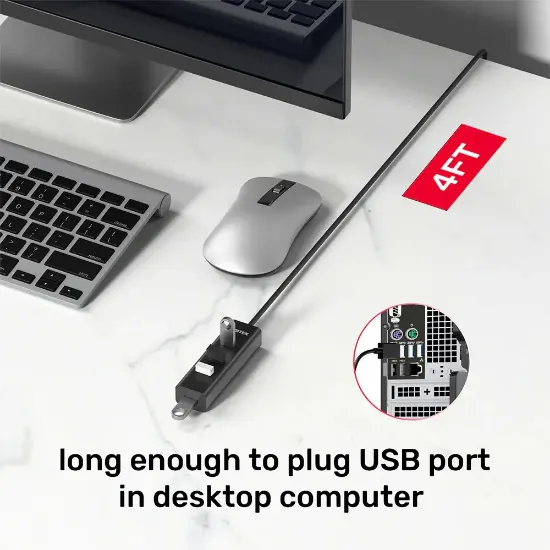 UNITEK 4-IN-1 USB-A 5GBPS HUB (Y-3089V01) resmi