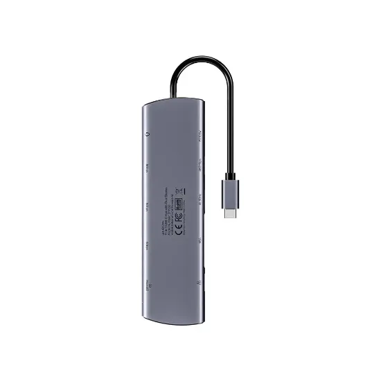 UNITEK UHUB U11+ 11-IN-1 USB-C HUB (D1113BGY01) resmi