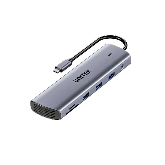 UNITEK UHUB U11+ 11-IN-1 USB-C HUB (D1113BGY01) resmi