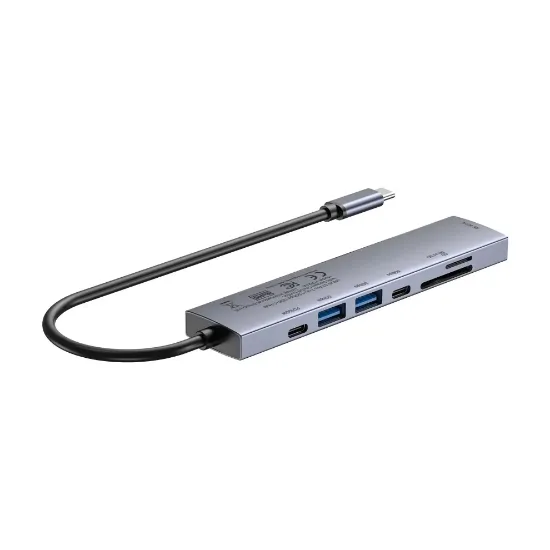 UNITEK UHUB S7 PRO 7-IN-1 5GBPS USB-C HUB (H1124AGY01) resmi