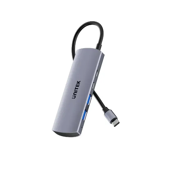 UNITEK UHUB Q4 4-IN-1 10GBPS USB-C HUB (H1112DGY01) resmi