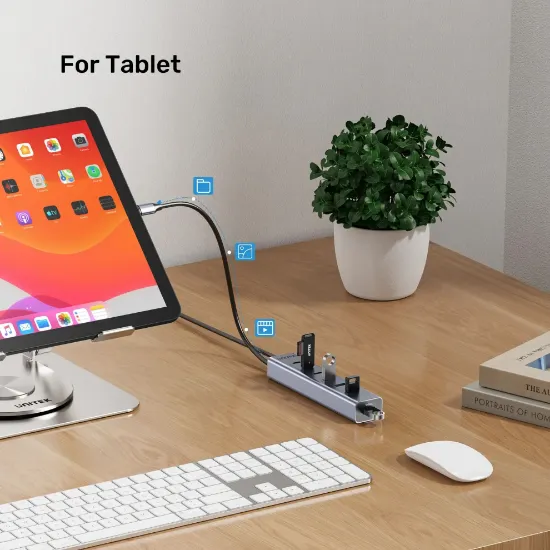 UNITEK UHUB S7+ 7in1 UNIVERSAL USB HUB (H1335AGY01-EU) resmi