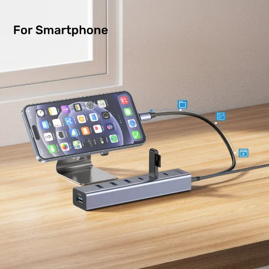 UNITEK UHUB S7+ 7in1 UNIVERSAL USB HUB (H1335AGY01-EU) resmi