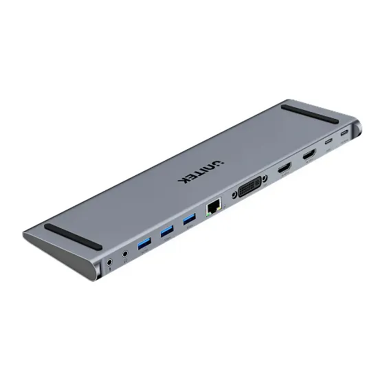 UNITEK UHUB11+ USB-C DISPLAYLINK 4K BAGLANTI ISTASYONU (D1147AGY01) resmi