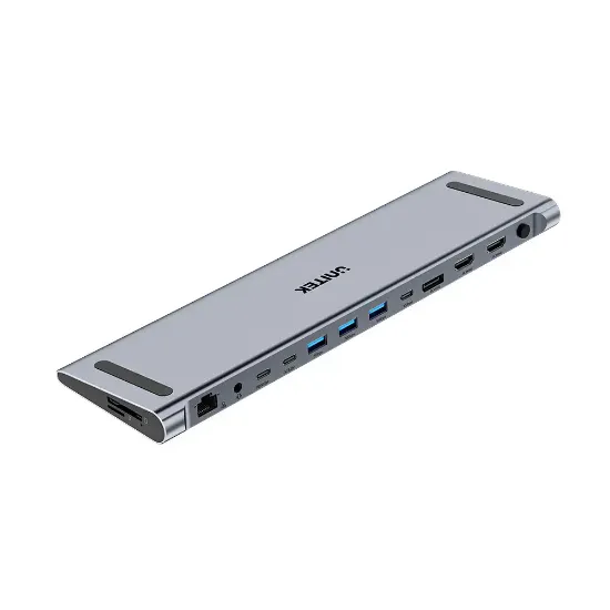 UNITEK UHUB15+ USB-C 4K BAGLANTI ISTASYONU (D1106AGY01) resmi