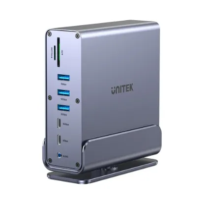 UNITEK UNIVERSAL DISPLAYLINK 4K KVM BAGLANTI ISTASYONU (D1135AGY01) resmi