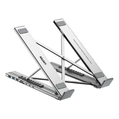 UNITEK KATLANABİLİR NOTEBOOK STANDI VE BAĞLANTI İSTASYONU (D1137AGY01) resmi