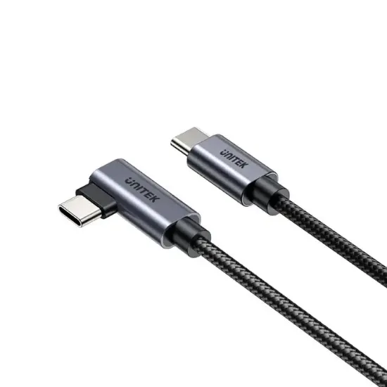 UNITEK TYPE-C HIZLI ŞARJ 90D 3MT 100W(C14123BK-3M) resmi
