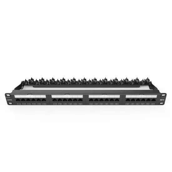 UNITEK CAT6 UTP 24 PORT RJ45 PATCH PANEL (T003A) resmi