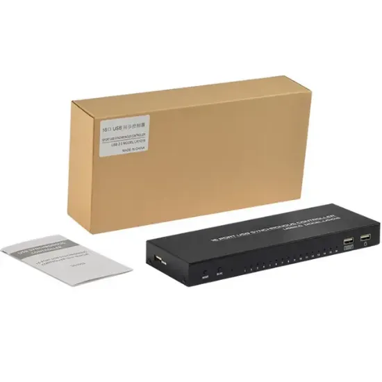 Powermaster US1016 Profesyonel 16 Port USB Çoklu Kontrol ve Senkronizasyon Cihazı resmi