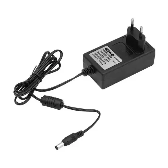 Weko 7.2Volt - 1Amper 5.5x2.5 Uçlu Ledli Yerli Üretim Priz Tipi Adaptör resmi