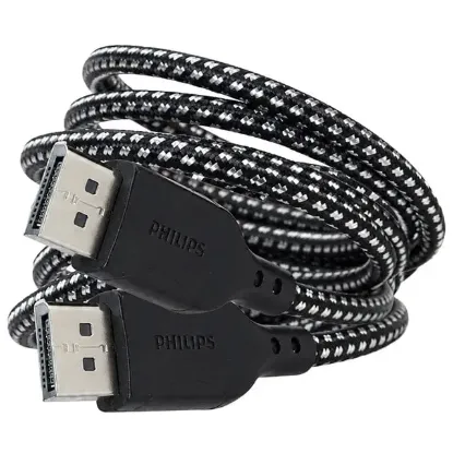 Philips SWR3139B/93 1.5 Metre 8K 60Hz DisplayPort 1.4 Kablo Örgülü Zırhlı resmi