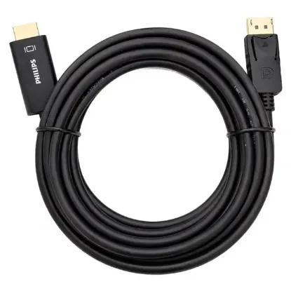 Philips SWA3129A/93 5 Metre DisplayPort to HDMI 4K 30Hz Kablo Altın Kaplama resmi