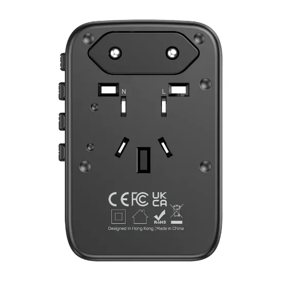 UNITEK 65W UNIVERSAL TRAVEL ADAPTÖR (P1122ABK01) resmi
