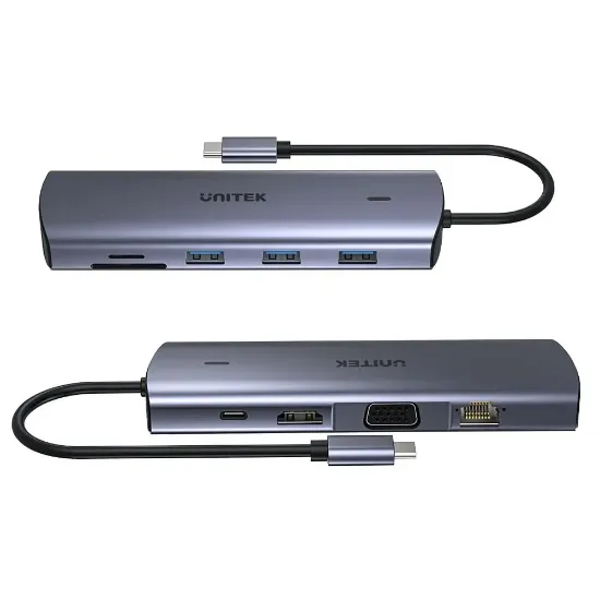 UNITEK USB-C 9in1 UNIVERSAL DOCK STATION (D1113A) resmi