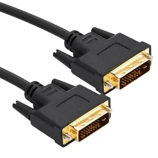 Philips SWV6125E/93 3 Metre DVI-D (24+1) Dual Link Görüntü Kablosu Çift Ferrit Çekirdekli resmi