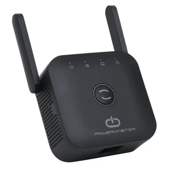 PowerMaster PW-WR22 300 Mbps 2.4 Ghz 2 Anten Wifi Router Repeater Access Point Priz Tipi resmi