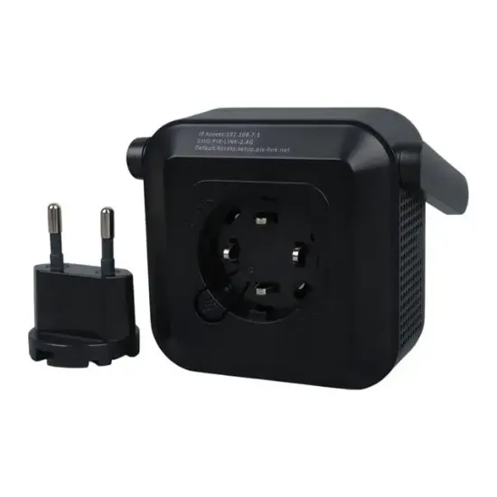 PowerMaster PW-WR22 300 Mbps 2.4 Ghz 2 Anten Wifi Router Repeater Access Point Priz Tipi resmi