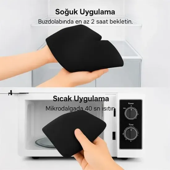 Sunup SN-30963 Doğal Baş Ağrısı Migren Giderici Jel Kafa Bandı Soğuk Sıcak Kompres resmi