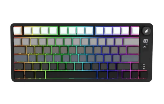 HAWK GAMING HK255BG MEMBRANE LCD RGB KABLOSUZ BLUE KLAVYE resmi
